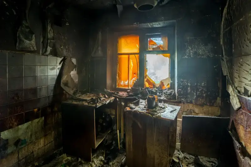 Fire Damage Cleanup professionals at work in San Gabriel